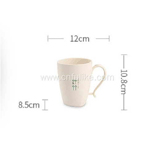 Unbreakable Bamboo Fiber Plastic Coffee Mugs Cups